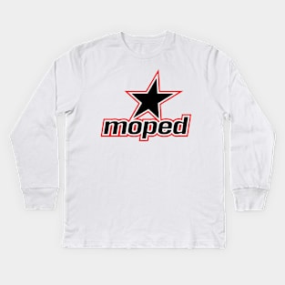 Moped Star (3c) Kids Long Sleeve T-Shirt